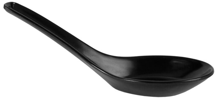Melamine Hors d'oeuvre Spoon (140mm) Black