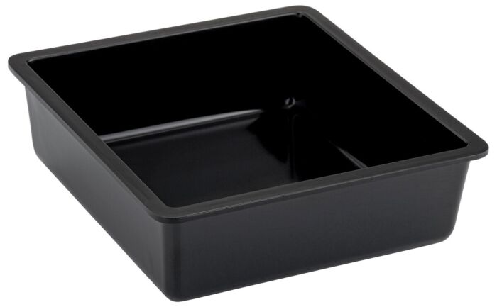 Melamine Crock-inzet for#4313 1L (162x173x50mm) Zwart