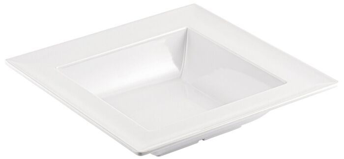 Melamine Dover Dish White