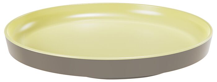 Mayfair melamine middelgroot bord (209x23mm) Geel