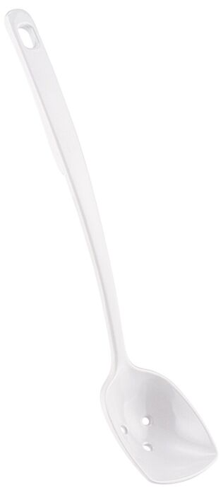 Melamine Perforated Spoon (250mm) White