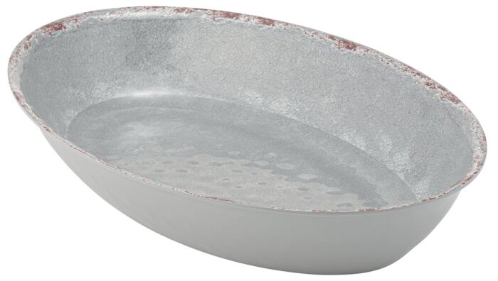Melamine schaal Casablanca 3.8L (420x280x70mm) Grijs