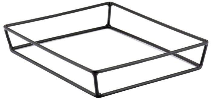 Rechthoekige buffetstandaard (306x256x54mm) Zwart