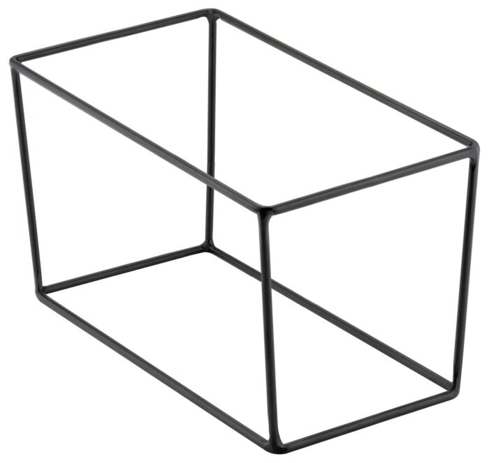 Rechthoekige buffetstandaard (306x166x200mm) Zwart