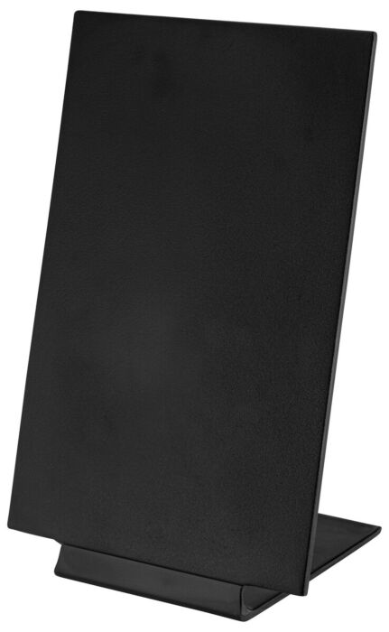 A4 Melamine Ticket Stand Matt Finish Black