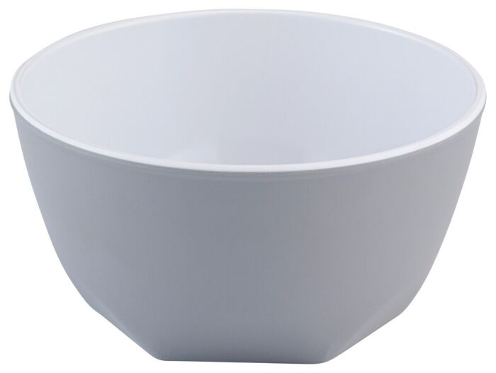 Hive Melamine Soup Pot (12 Pack) Grey and White