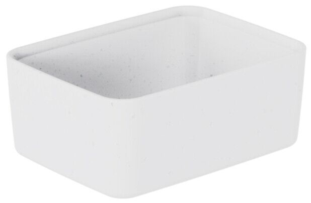 Kata gespikkelde melamine Crock 850ml (130x175x70mm) Wit
