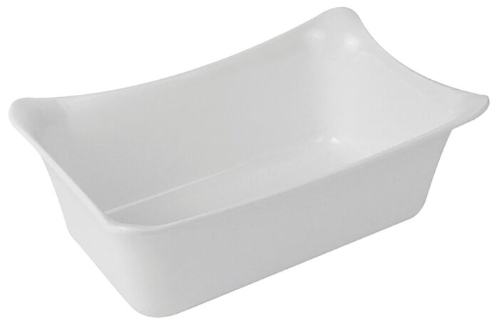 GN 1-4 Melamine Fleur Crock w/SF 2L (265x162x100mm) Wit