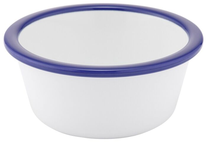 Enamelware Melamine Pot 52ml (90x40mm) Blue