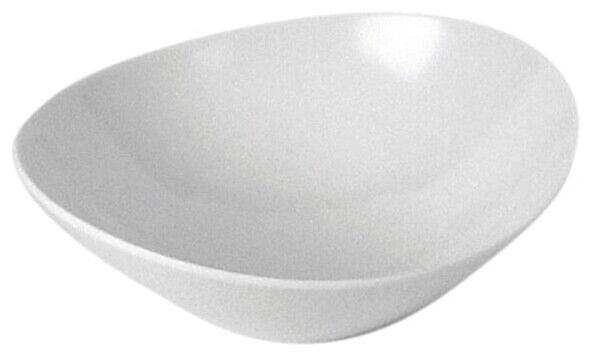 Melamine Ellipse Kleine Schaal 300ml (156x145x47mm) Wit