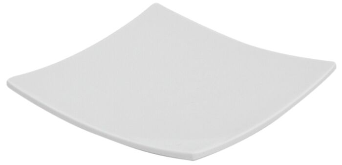Melamine Appetite Concave Dish (105x105x15mm) White