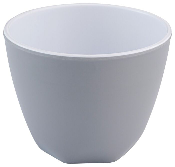 Hive Melamine Soup Pot (12 Pack) 235ml (68mm) Grey and White
