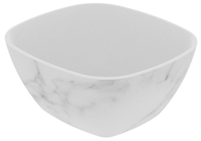 Carrara Melamine Crock White