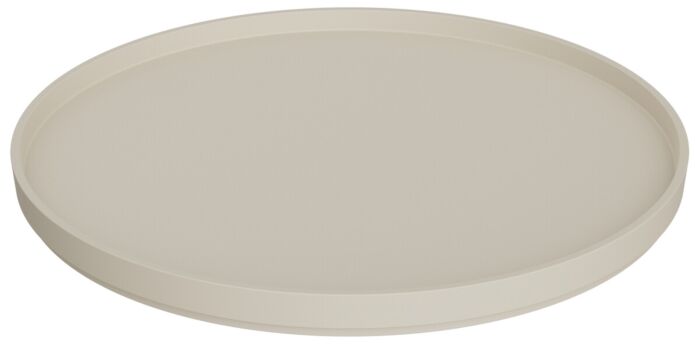 Hoxton Melamine Plate with Loom Lock (280x280x21mm) Parchment