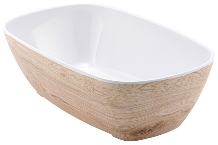 GN 1-4 Tura Melamine Crock 1.5L (265x162x80mm) Wit