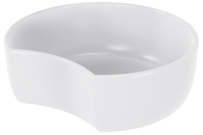 Melamine Crescent Dish w/f 5L (300x278x100mm) White