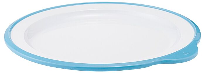 Omni groot laag bord w/ 200ml (240x230x20mm) W/ Blauw