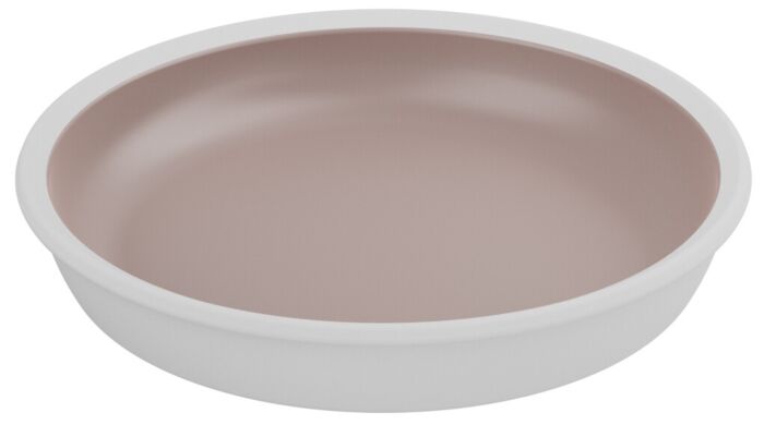 Trafalgar Melamine Schaal-Inzet (210x210x36mm) Wit en Taupe