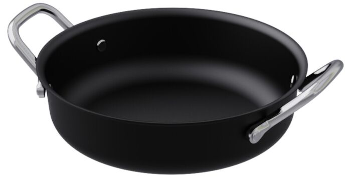 Ore Stainless Steel Round Black