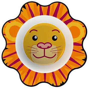 Melamine Junior Dish 150ml (170x138x35mm) Lion