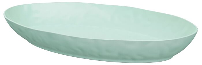 Ovale melamine schaal Pigment 5L (530x325x70mm) Aqua