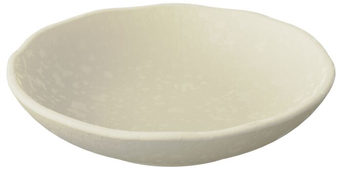 Mineral Melamine Crackle Dish 1.3L (240x240x50mm) Parchment