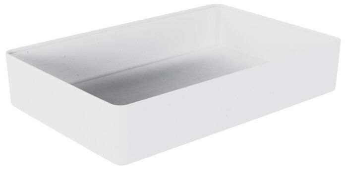 Kata gespikkelde melamine Crock 8.9L (520x346x70mm) Wit