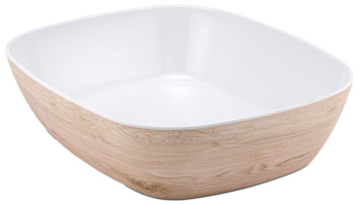 GN 1-2 Tura Melamine Crock 3.5L (265x325x80mm) Wit
