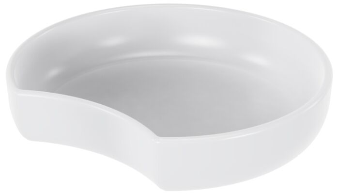 Crescent melamine schaal w/sf 3L (300x278x63mm) Wit