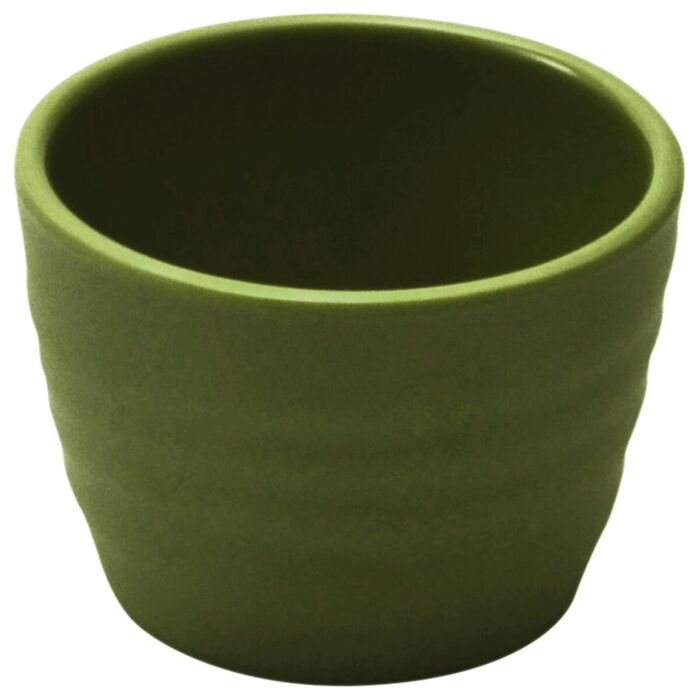 Melamine Rippled Ramekin 70 75ml (70mm) Green