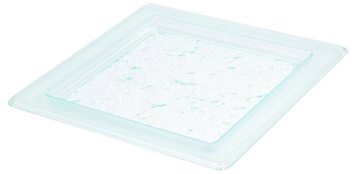 Glazz groot vierkant bord (230x230x15mm) Groen