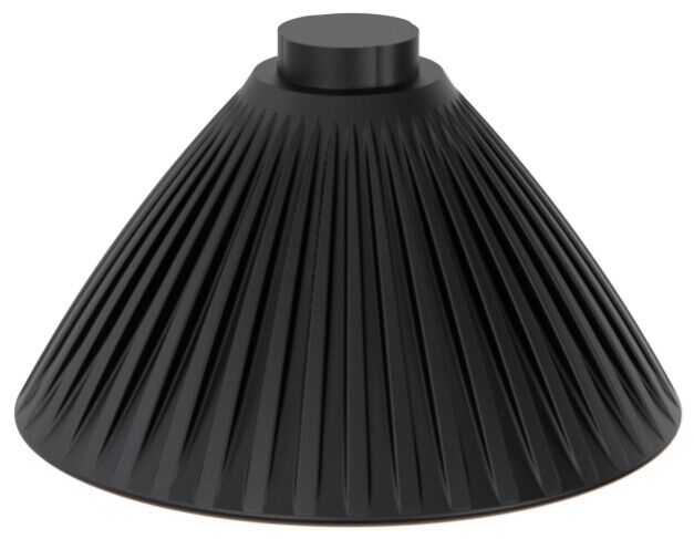 Talon Loom melamine sokkel laag (107x107x65mm) Zwart