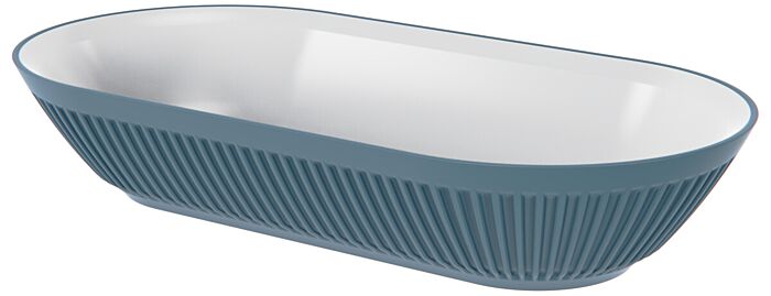 Talon Melamine Pill Dish 1.3L (316x163x61mm) Blue