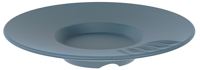 Steel Talon Melamine Espresso Saucer (109x18mm) Blue