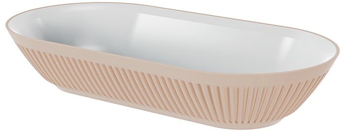 Talon Melamine Pill Dish 1.3L (316x163x61mm) Oat