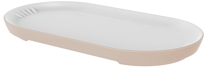 Talon Melamine Pill Plate (329x117x28mm) Oat