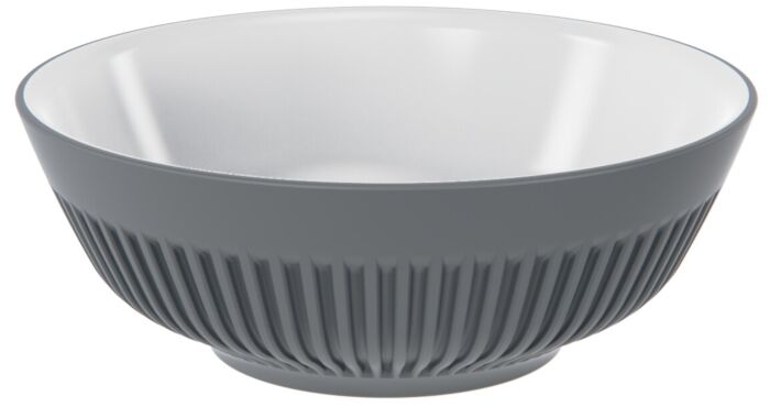 Talon Melamine 8inch Bowl 850ml (193x193x70mm) Grey