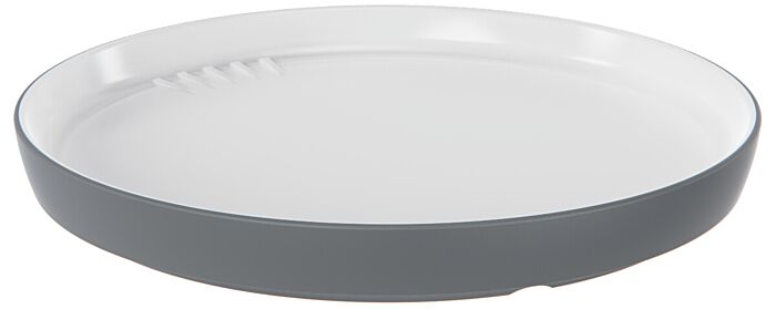 Talon Melamine 8inch Plate (203x203x25mm) Grey