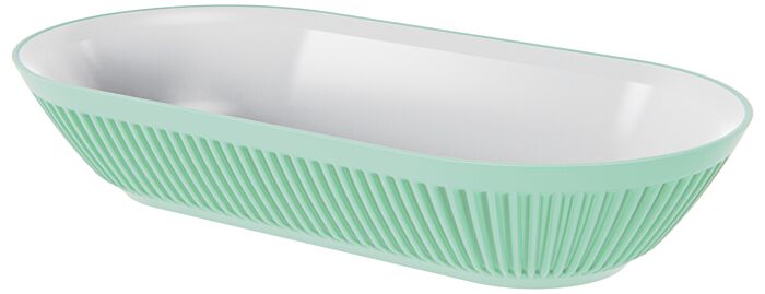 Talon Melamine Pill Dish 1.3L (316x163x61mm) Mint Green