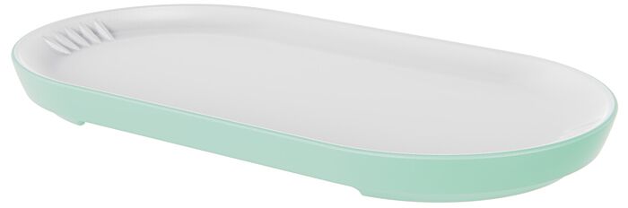 Talon Melamine Pill Plate (329x117x28mm) Mint Green
