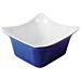 1-6 Size Melamine Fleur Crock w/SF 1L (176x162x100mm) Blue/White