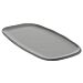 Marl Melamine Rectangular Side Plate (300x153mm) Charcoal Grey