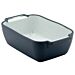 1-4 Size Marl Melamine Crock 1.6L (265x162x80mm) Steel Blue