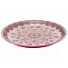 Mehndi Melamine Dish (350x350x30mm) Pink