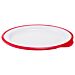 Omni Large Low Plate w/ 200ml (240x230x20mm) W/ Red