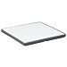 Trafalgar Melamine Large Square Plate (203x200x15mm) White and Grape