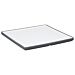 Trafalgar Melamine Large Square Plate (305x305x19mm) White and Grape