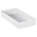 Melamine Bento Box Square Inserts (240x121x40mm) White