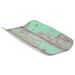 1-3 Size Rustic Tura Melamine Curved Tray (176x325x40mm) Teal