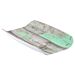 1-4 Size Rustic Tura Melamine Curved Tray (265x162x40mm) Teal